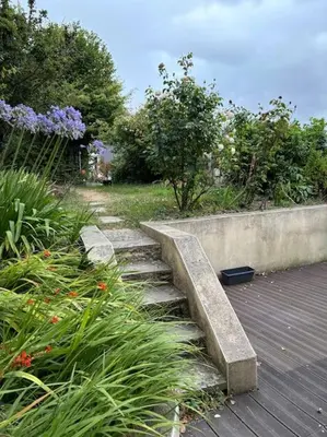 Jardin de l'établissement Maison de campagne 6 personnes