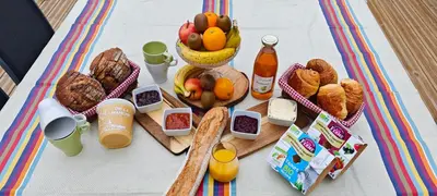 Nourriture dans le B&B/chambre d'hôtes ou à proximité