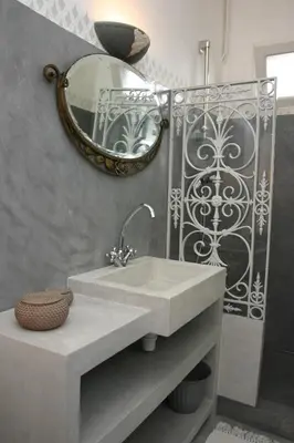 Salle de bains dans l'établissement Chambres d'hôtes Christa