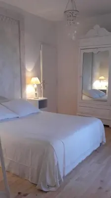 Un ou plusieurs lits dans un hébergement de l'établissement Chambres d'hôtes Christa