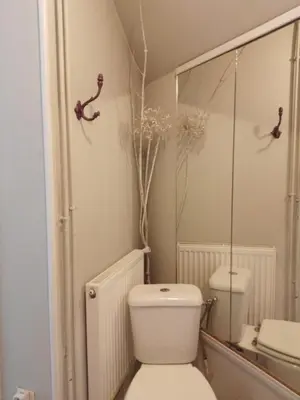 Salle de bains dans l'établissement Chambres d'hôtes Christa