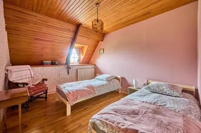 Un ou plusieurs lits dans un hébergement de l'établissement La Maison de Lallier - à 35 min de Cherbourg
