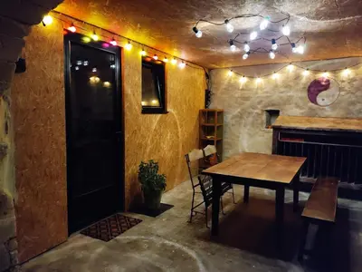 Plan de l'établissement Agréable maisonnette en duplex, avec patio proche mer