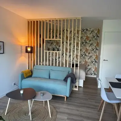 Appartement cosy avec jardin vue et accès à 30m de la mer