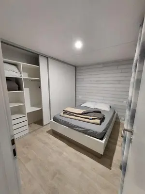 Un ou plusieurs lits dans un hébergement de l'établissement chalet de 1 a 7 personnes
