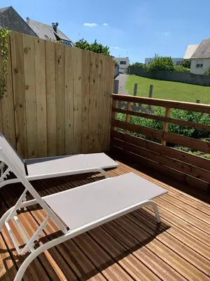 Vue générale sur la montagne ou vue sur la montagne depuis l'appartement