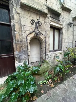 Jardin de l'établissement Le clos du Tilleul - charme en hyper centre