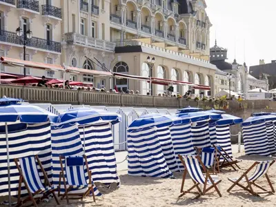 Plan de l'établissement Studio à Cabourg avec balcon et vue mer, 4 personnes - FR-1-788-46
