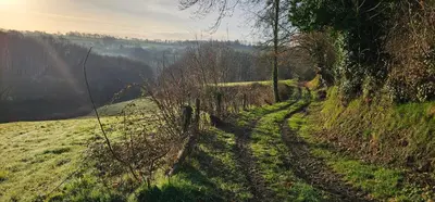 Paysage naturel près de la maison de vacances