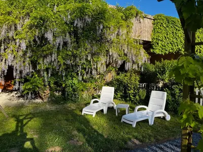 Jardin de l'établissement Le Moulin de la Fosse Soucy 
