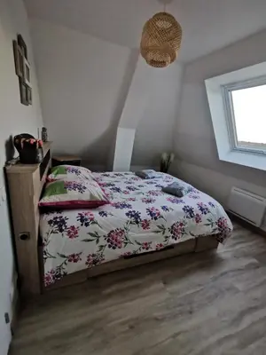 Un ou plusieurs lits dans un hébergement de l'établissement Gîte des Marais