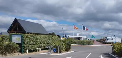 Paysage naturel près de le camping