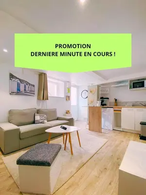 Plan de l'établissement Idéal couple ! Le Nid du Bourg - Proche plage et commerces - serviettes de toilette & linge de lit compris