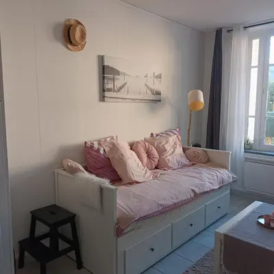 Un ou plusieurs lits dans un hébergement de l'établissement Le petit nid de Katia