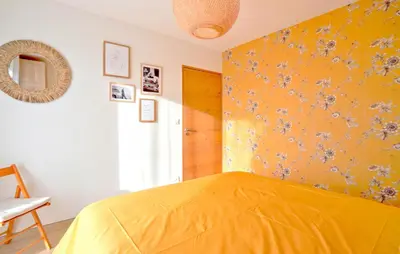 Un ou plusieurs lits dans un hébergement de l'établissement Lovely Home In Saint-Germain-Sur-Ay