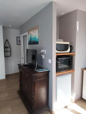 Cuisine ou kitchenette dans l'établissement Superbe appartement