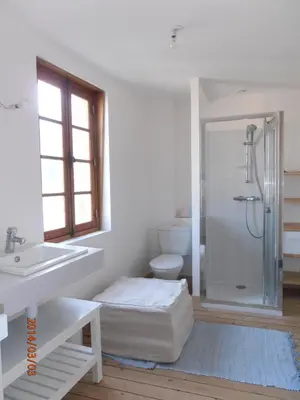 Salle de bains dans l'établissement L'Algue Marine