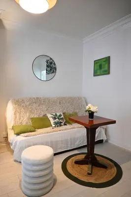 Coin salon dans l'établissement LE COSY 73 - Proche plage et port de Granville