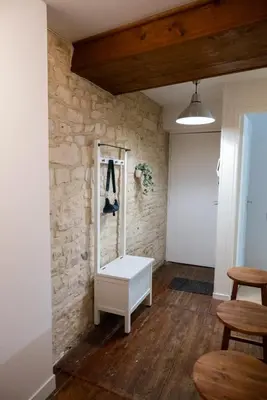 Salle de bains dans l'établissement Plein cœur Historique de Caen - Quartier animé - au pied des boutiques, bars et restaurants