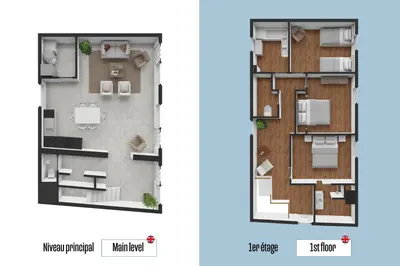 Plan de l'établissement Les calèches de l'Hôtel de Beaumont