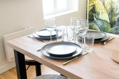 Plan de l'établissement Petit appartement pour 2 à 3 personnes