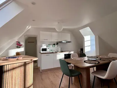 Cuisine ou kitchenette dans l'établissement Logis du Prieuré by Melrose
