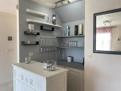 Cuisine ou kitchenette dans l'établissement La Clairière