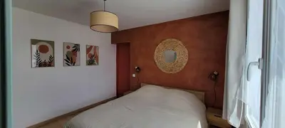 Un ou plusieurs lits dans un hébergement de l'établissement petite maison 3km de la mer