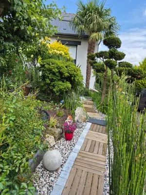 Jardin de l'établissement chambre du Tremblay