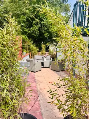 Jardin de l'établissement Au petit Cachou