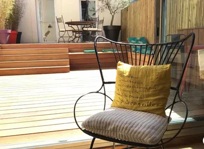 Balcon ou terrasse dans l'établissement Chez Sonia