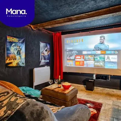 Cinéma Room - Salle vidéo projecteur - Netflix