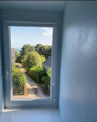 Jardin de l'établissement Appartement cosy - aperçu mer - proche du sentier