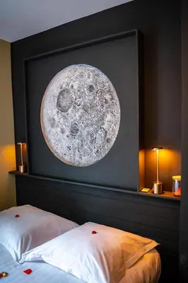 Un ou plusieurs lits dans un hébergement de l'établissement Votre expérience insolite - Clair de lune