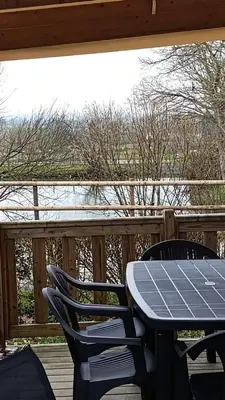 Paysage naturel près de le camping