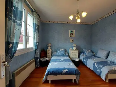 Un ou plusieurs lits dans un hébergement de l'établissement Maison Familiale Proche mer