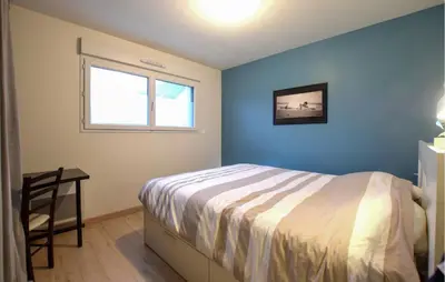 Un ou plusieurs lits dans un hébergement de l'établissement 3 Bedroom Nice Home In Amfreville