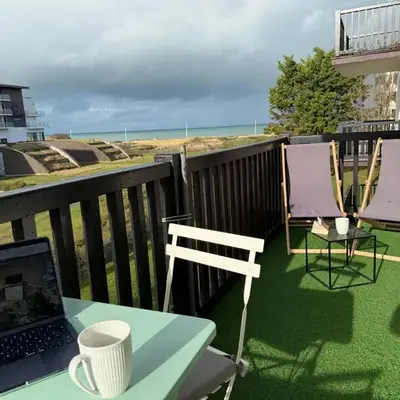 Le Petit Cabourg plage - vue mer