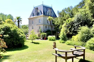 Jardin de l'établissement Gîte 1 Château Bellenau