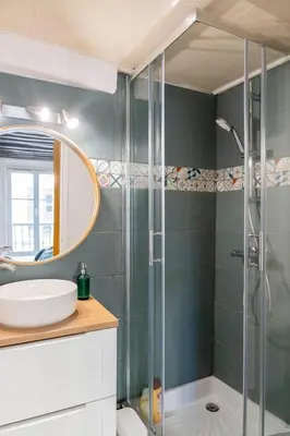 Salle de bains dans l'établissement Charming studio - Rue Froide