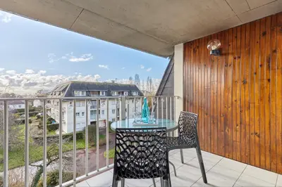 Balcon ou terrasse dans l'établissement Le Studio Saint Michel - Proche Plage
