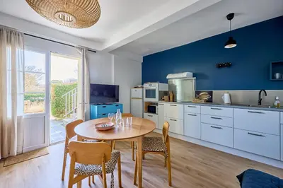 Cuisine ou kitchenette dans l'établissement La Parenthèse Normande - Proche Plage