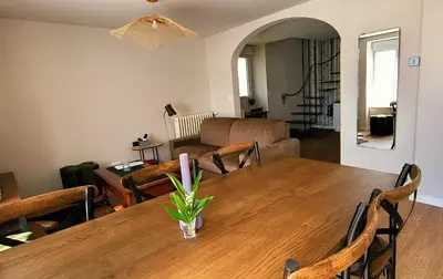 Coin salon dans l'établissement Le Cosy Home