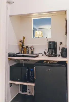 Cuisine ou kitchenette dans l'établissement Studio Caen quartier historique