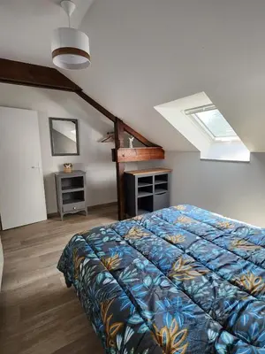 Un ou plusieurs lits dans un hébergement de l'établissement La Ferme Saint Jean