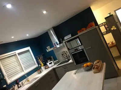 Cuisine ou kitchenette dans l'établissement Le coin des piplettes
