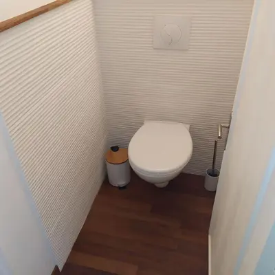 Salle de bains dans l'établissement STUDIO HORTENSIA à 2 pas du port - Confortable, classé 2 étoiles