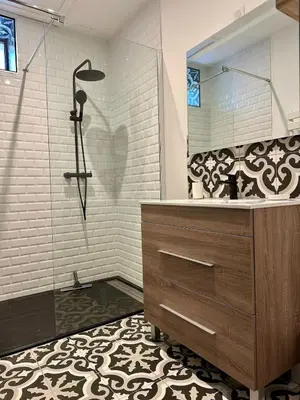 Salle de bains dans l'établissement Maison de ville - 4-6 personnes - proche plage