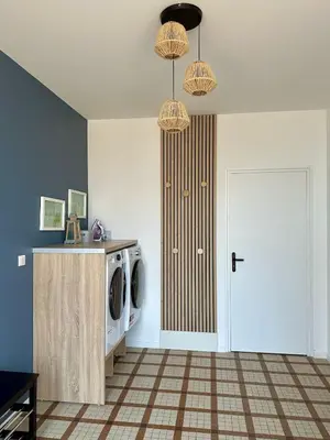 Cuisine ou kitchenette dans l'établissement Maison de ville - 4-6 personnes - proche plage