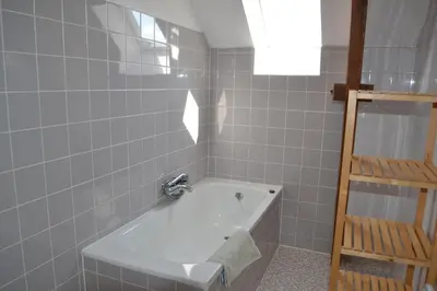 Salle de bains dans l'établissement Gîte des Sangles